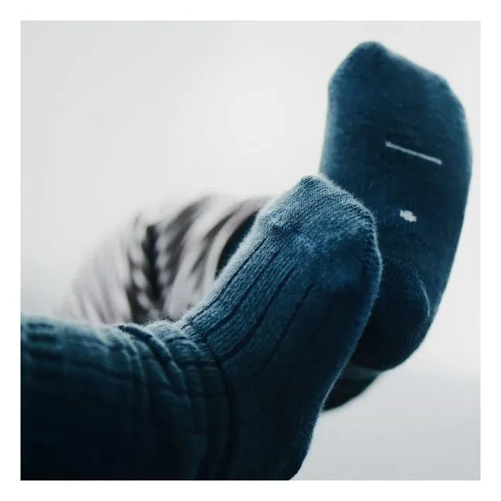Gray Label - Bio-Baumwollsocken | Graublau