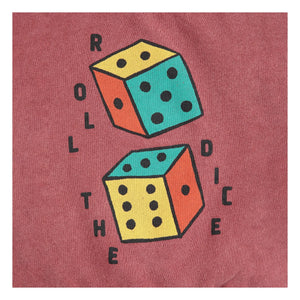 Bobo Choses - Roll The Dice Sweat Bio-Baumwolle | Braun