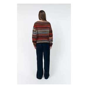 Lollys Laundry - Fairhaven Baumwollpullover | Ziegel