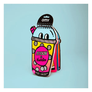 Omy - Bubble Tea Sticker-Aktivitätsbuch