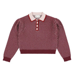 Morley - Polo Yaka Yün Kazak | Mor