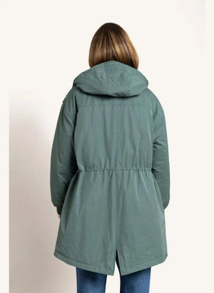 Smallable Woman - Zebra mit recycelter Faser gefütterter Parka | Teal