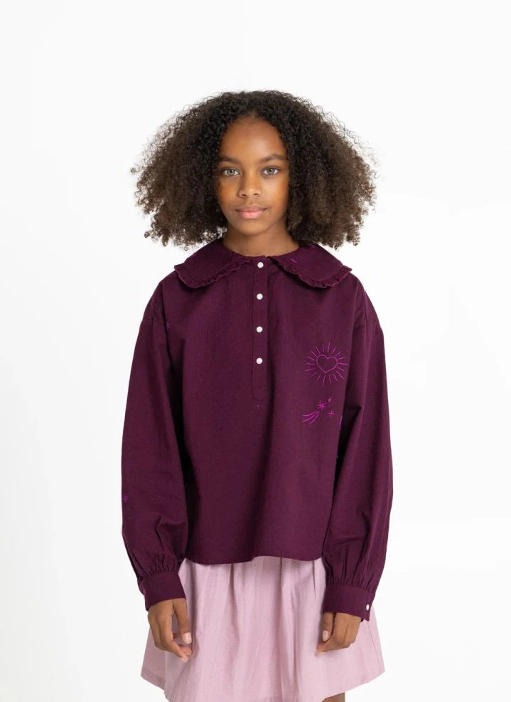 Hundred Pieces - Candy Stars Bluse | Lila