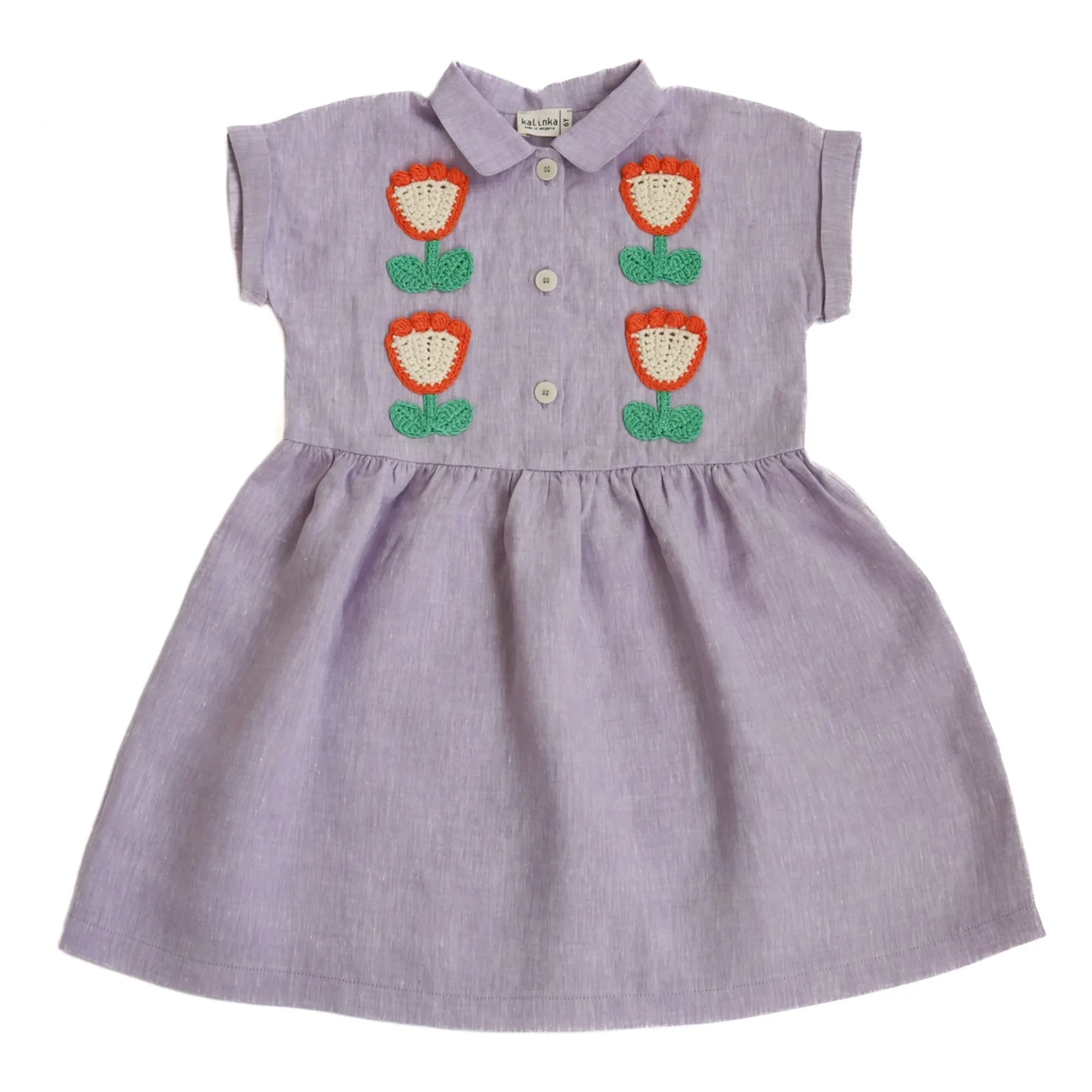 Kalinka - Mila Leinen Kleid | Mauve
