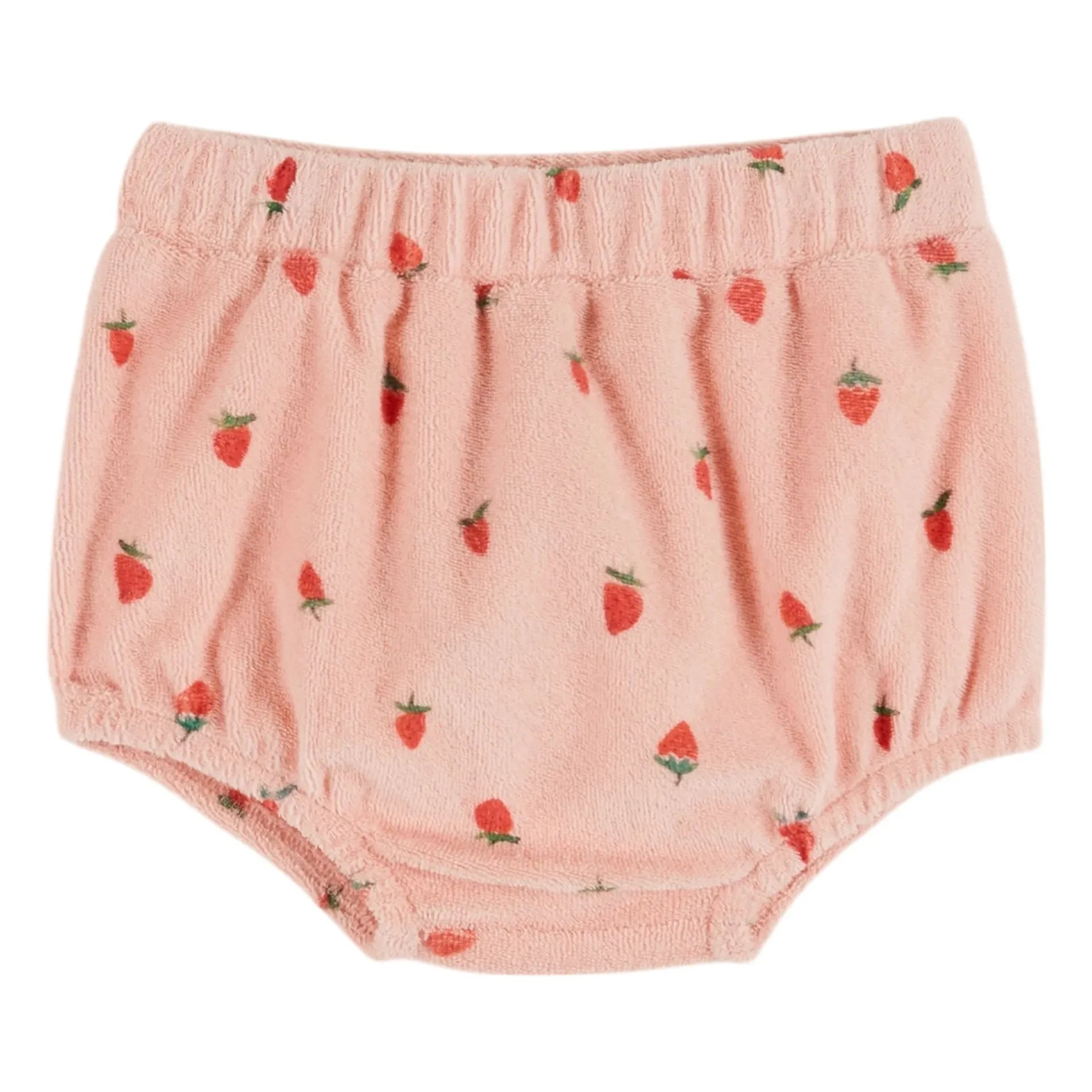 Emile et Ida - Bloomer Erdbeere Bio-Baumwoll-Frottee | Rosa