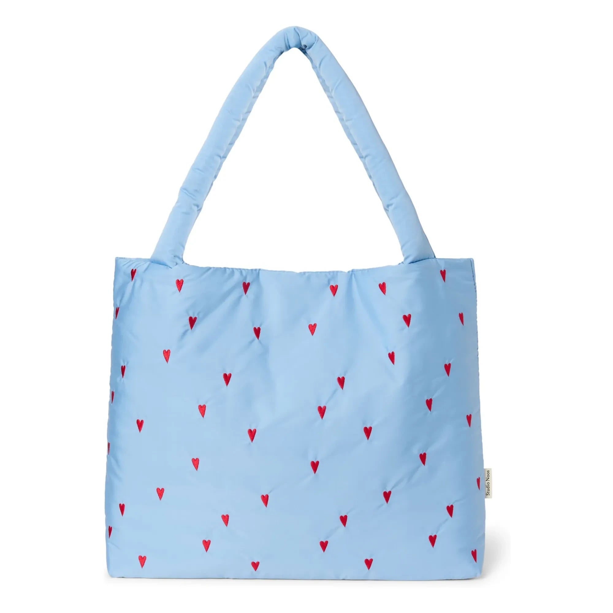Studio Noos - Puffy Hearts Mama Tasche | Hellblau