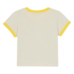 Bonton - Napo Bébé Capsule 25 ans Contrast Tişört | Krem