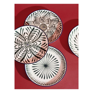 Serax - Baazar yemek tabakları, Waww La Table - 4'lü Set | Yeşil