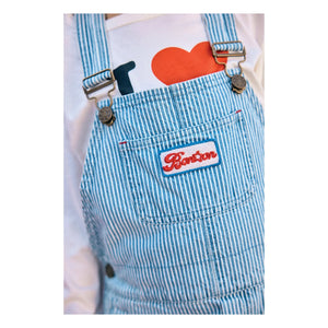 Bonton - Nope Gestreifte Latzhose | Blau