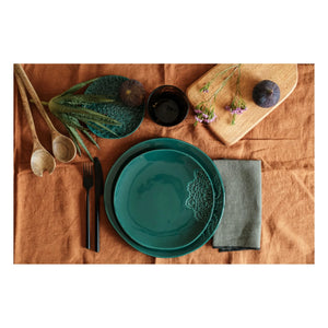 Maison Vessel – Blanca Häkelspitzenteller – 2er-Set | Jade