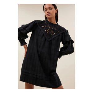 By Bar – Bowie Leinenkleid | Schwarz