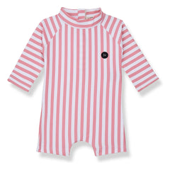 1+ in the family - Migjorn Gestreifte Badehose | Blush
