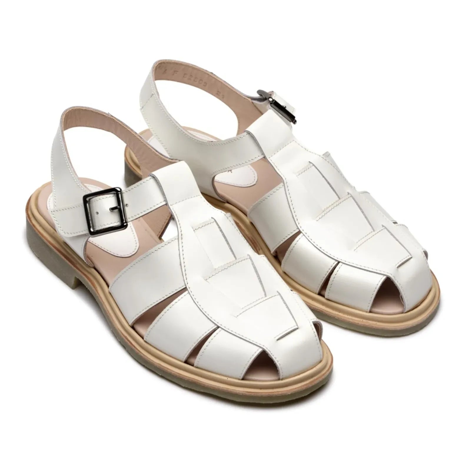 Paraboot - Iberis Glänzende Sandalen | Weiß