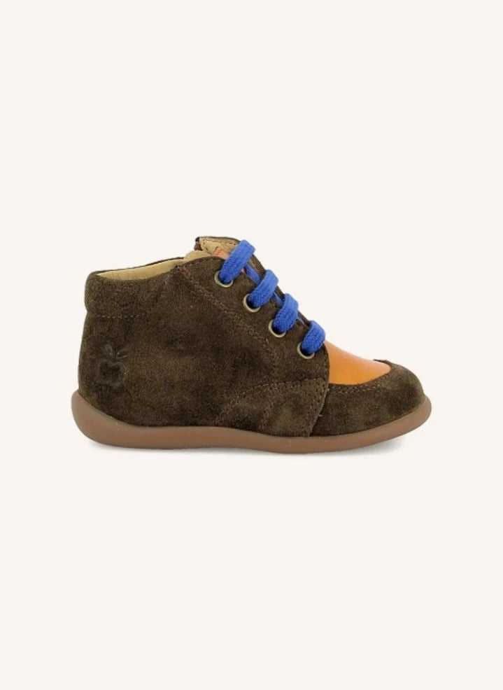 Pom d'Api - Stand-Up Zippy zweifarbiger Sneaker | Moosgrün