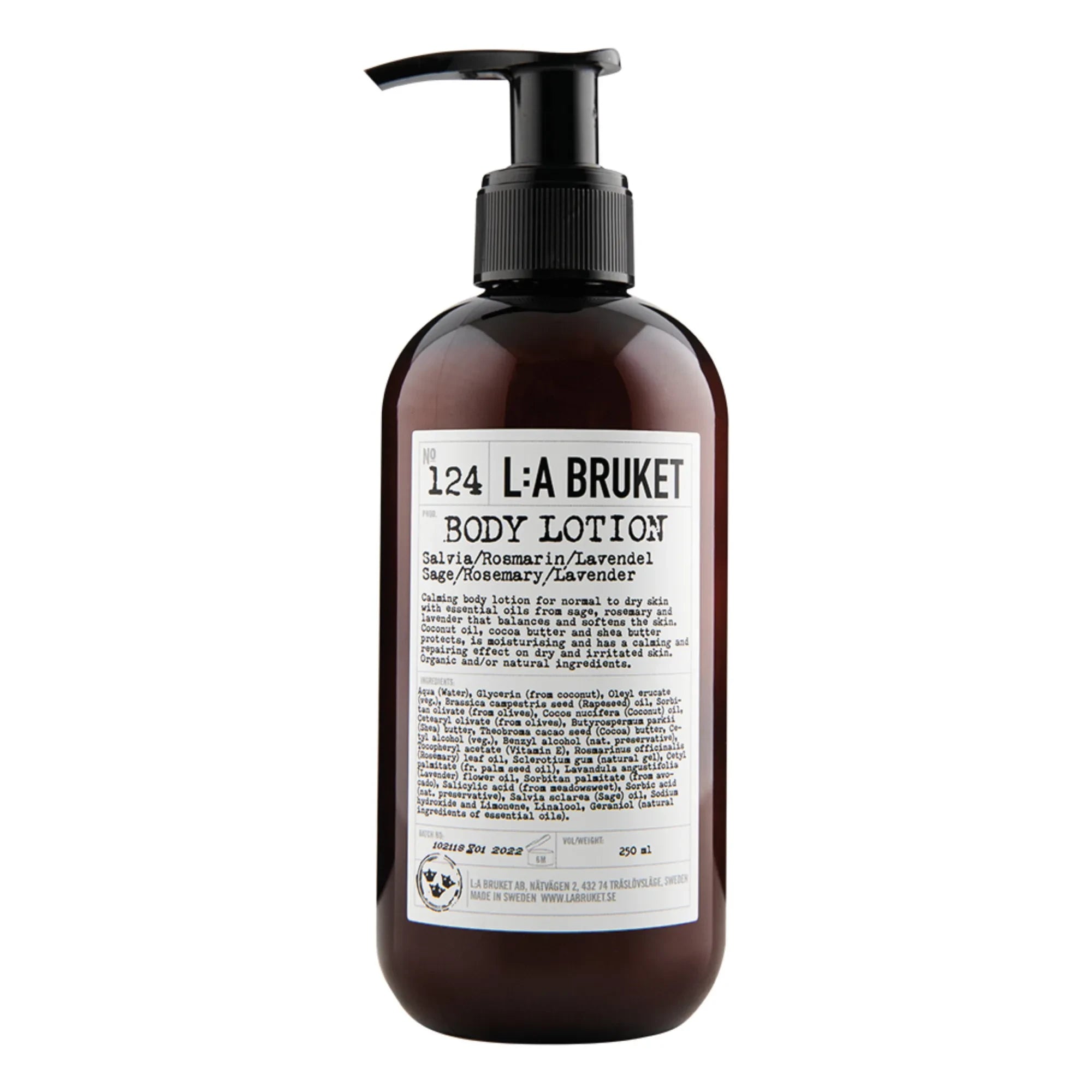L:A BRUKET - Salbei Rosmarin und Lavendel Körperlotion 124 - 240 ml