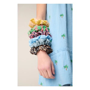 Tumble N'Dry – 3er-Set Leoparden-Haarspangen | Blau