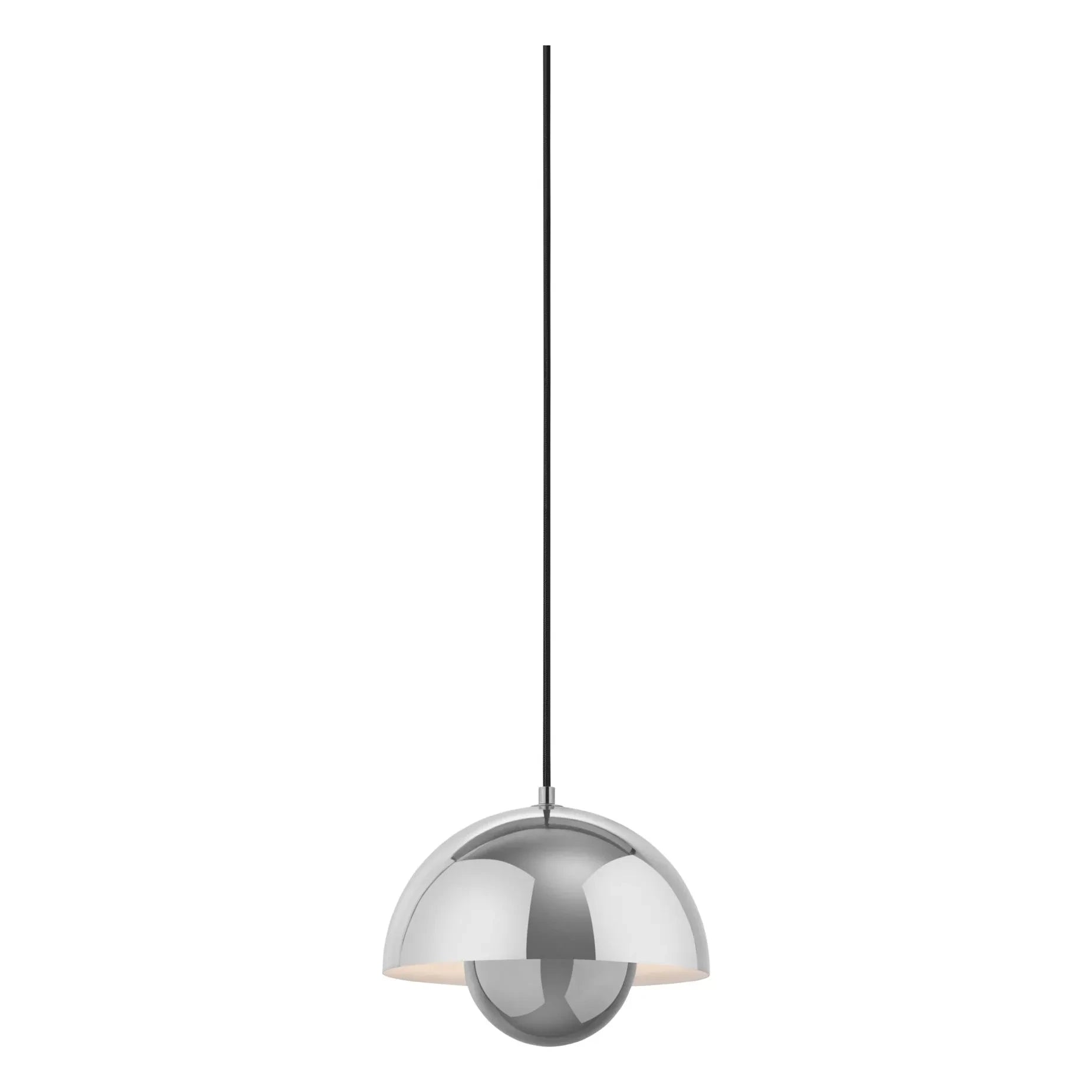 & Tradition - Flowerpot VP1 Pendelleuchte, Verner Panton | Chrom