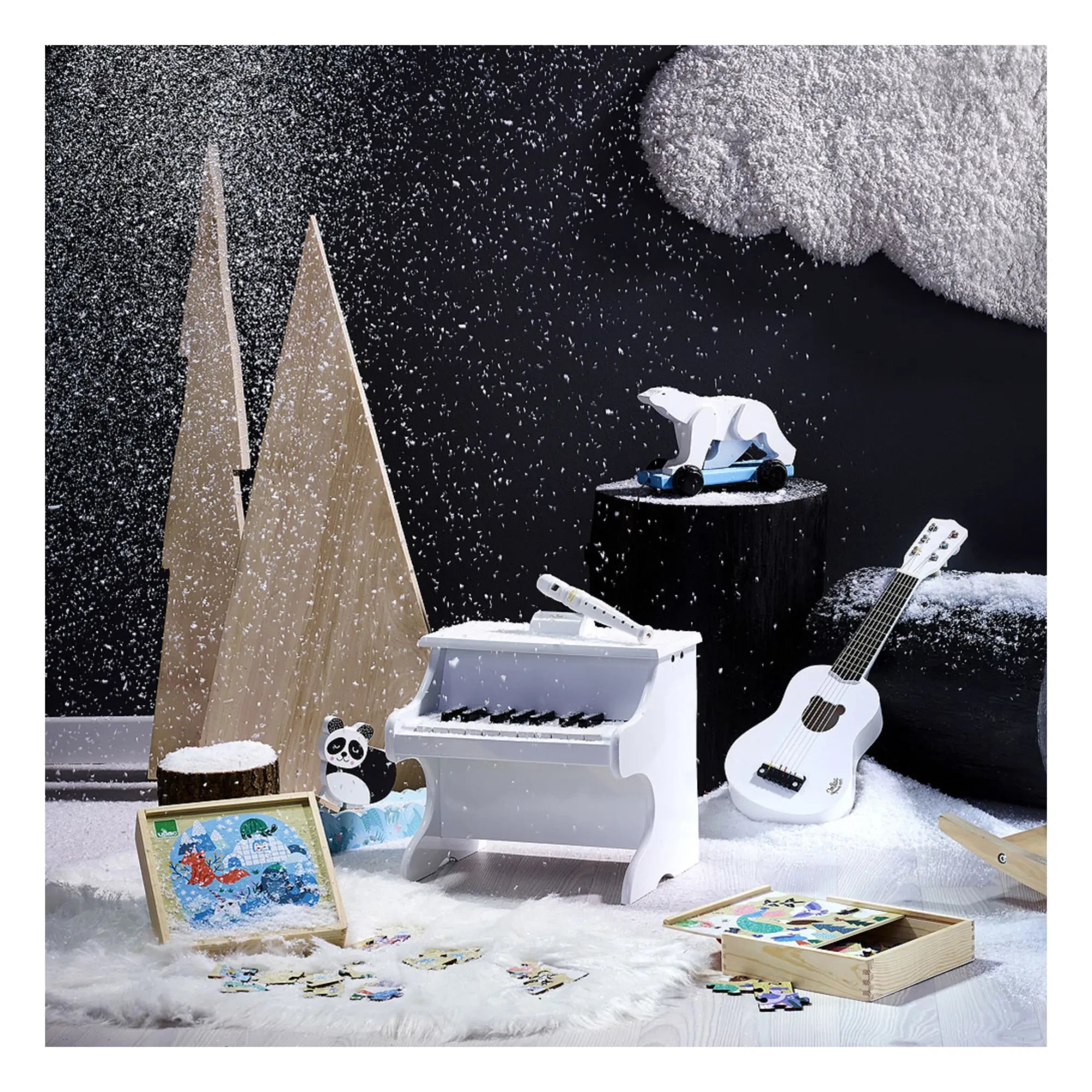 Vilac - Tiere der Welt 3-teiliges Puzzle-Set - 16 Teile