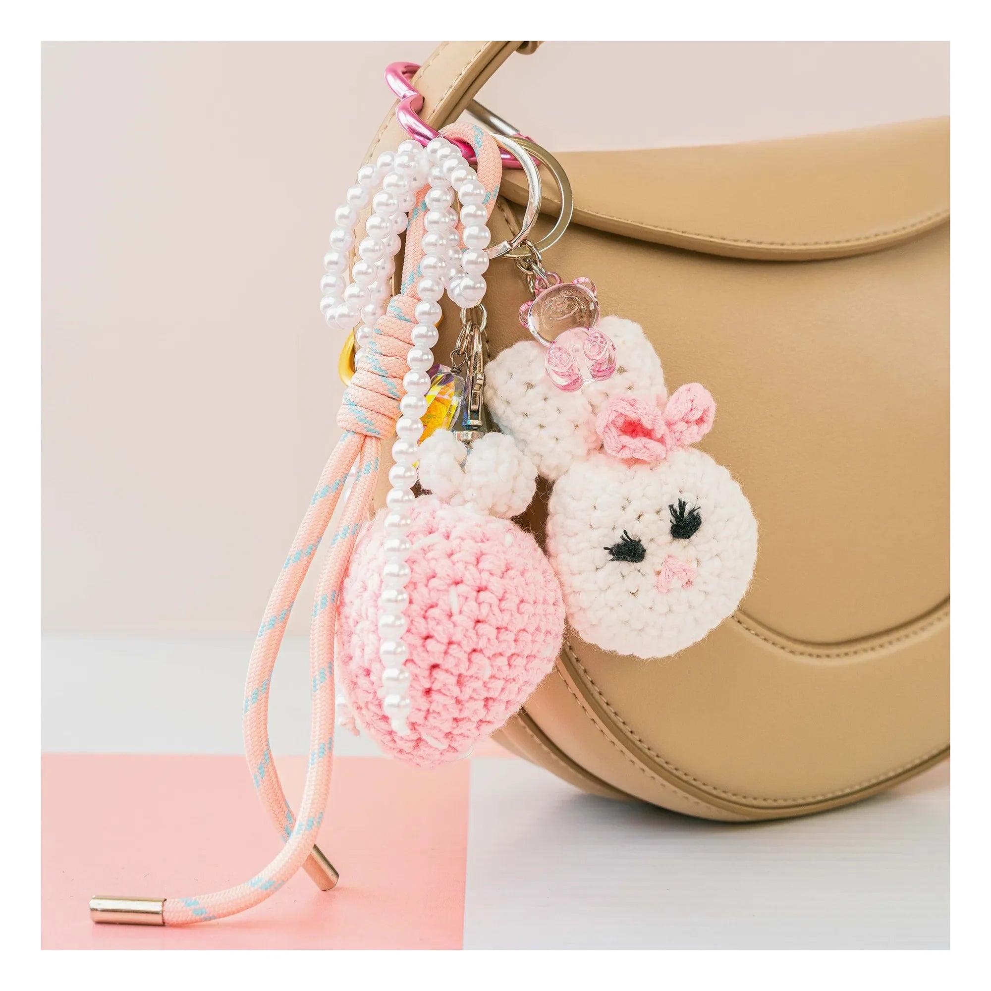 La Petite Épicerie - Häkel-Charm-Set - Glam Pink