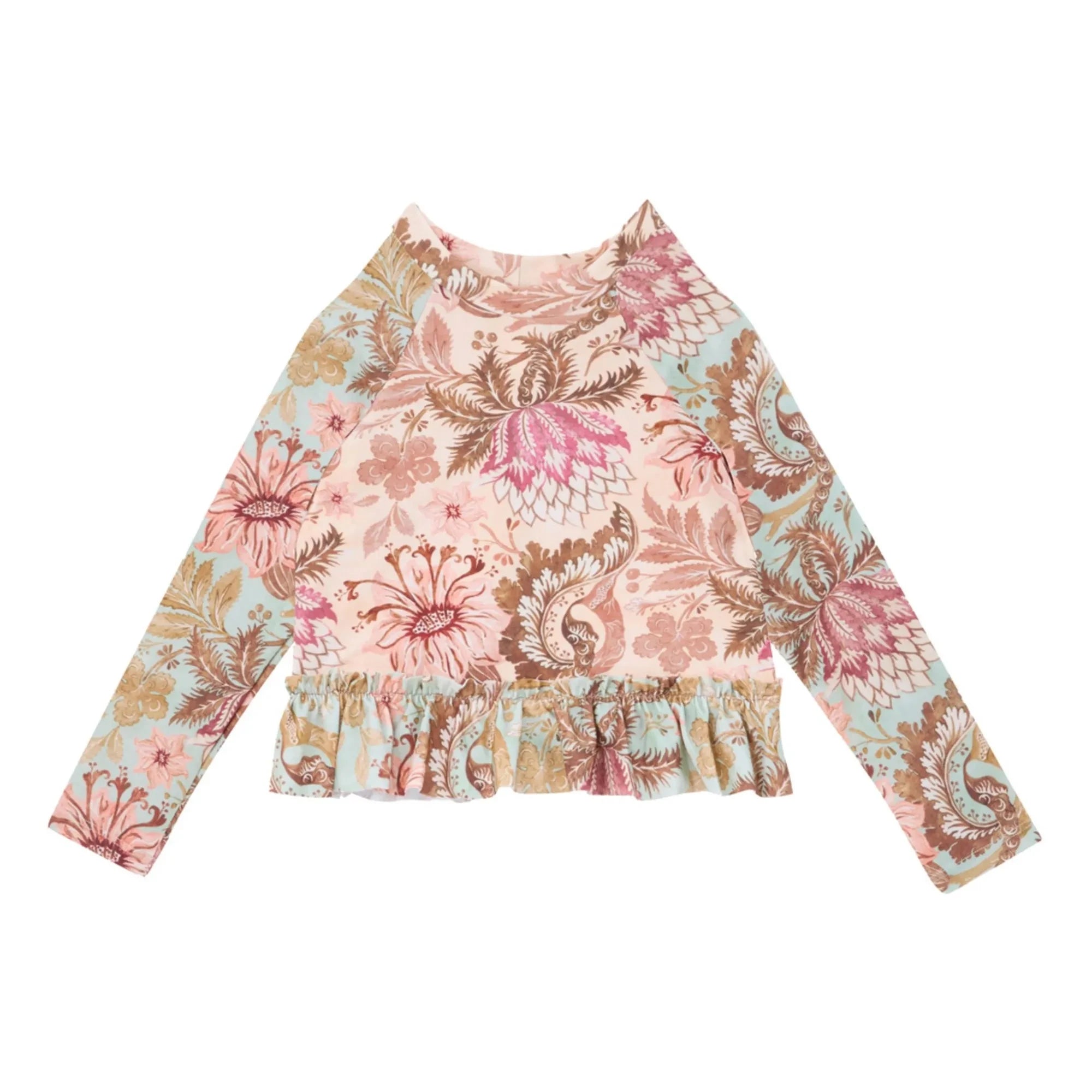 Zimmermann - Daylight Bain Fleuri T-Shirt | Blassrosa