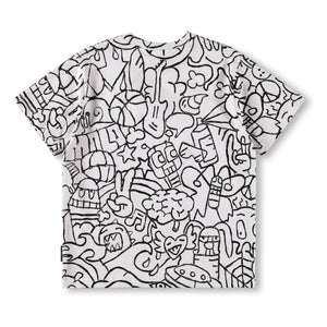 Molo - Rodney Doodles T-Shirt aus Bio-Baumwolle | Weiß