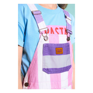 Favorite People - Amore Gestreifter Overall | Pink