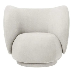 Ferm Living - Rico Sofa mit Bouclé-Bezug | Creme