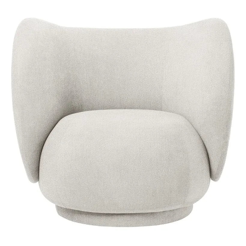 Ferm Living - Rico Sofa mit Bouclé-Bezug | Creme