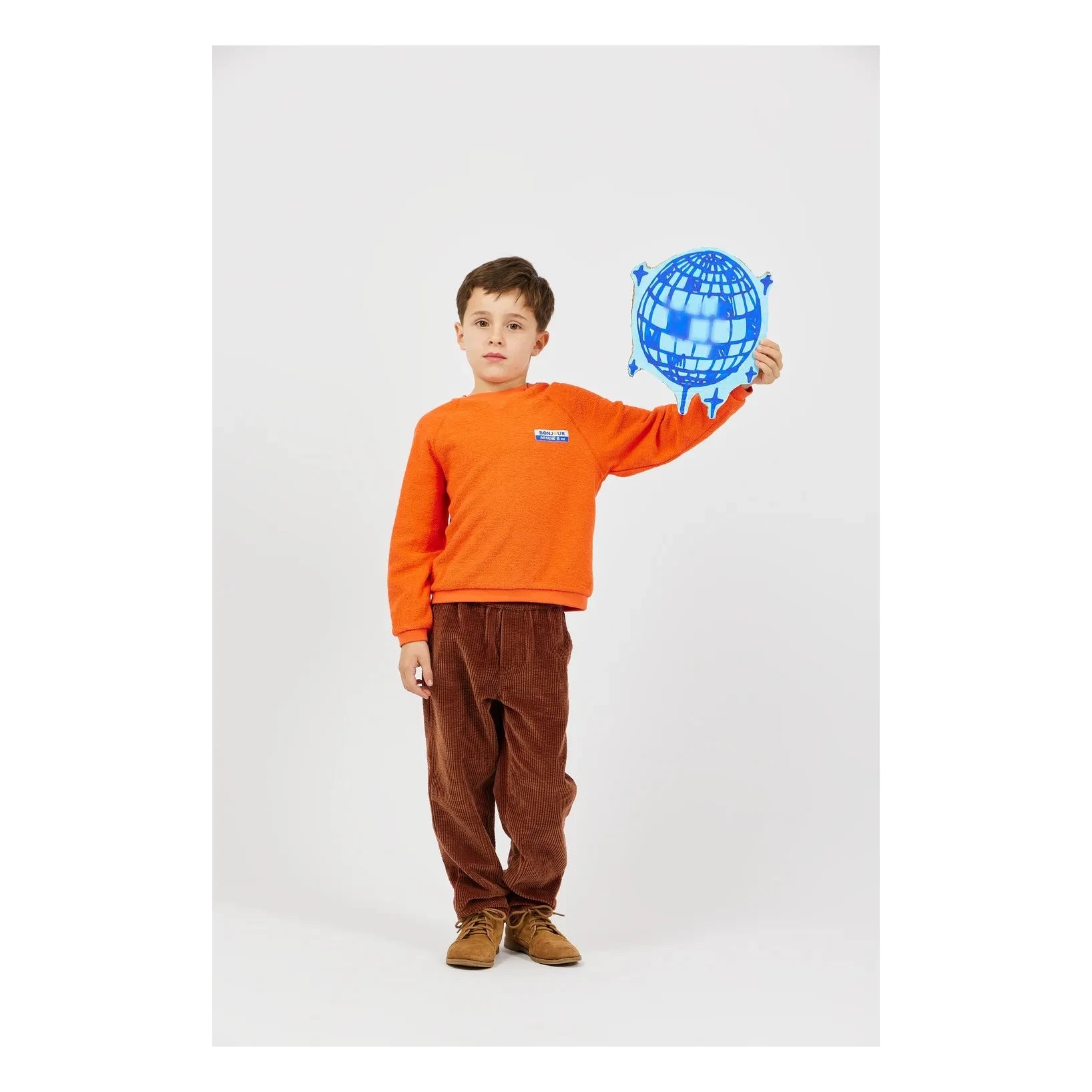 Arsène et Les Pipelettes - Frottee-Sweatshirt | Orange