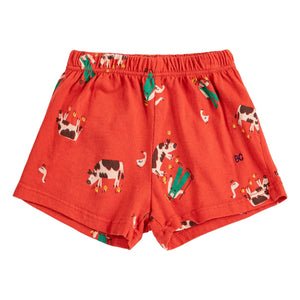 Bobo Choses - Bio-Baumwoll-Twill-Shorts | Rot