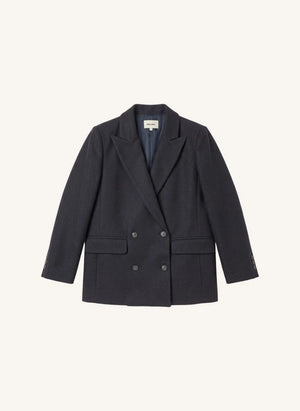 Smallable Woman - Camille Wolle Jacke | Dunkelblau