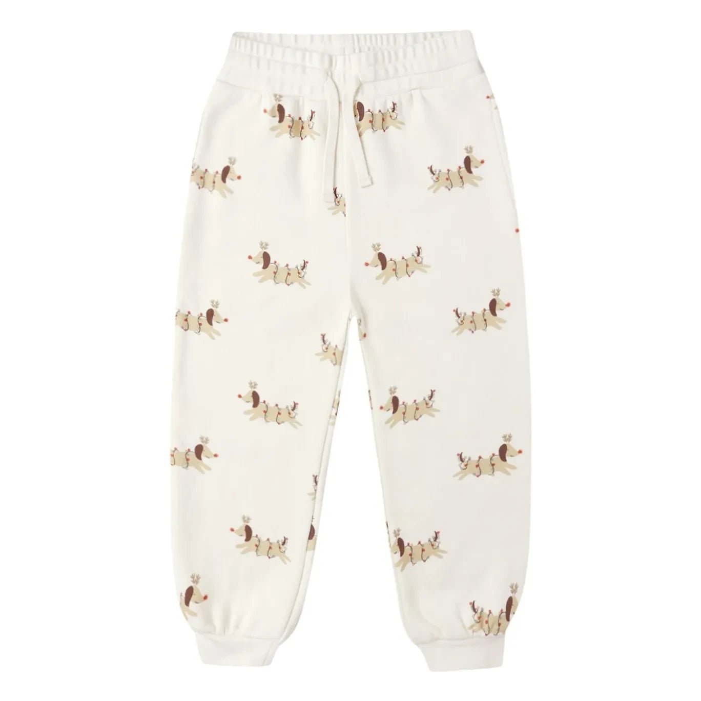 Rylee + Cru - Jogger Christmas Dogs | Elfenbein