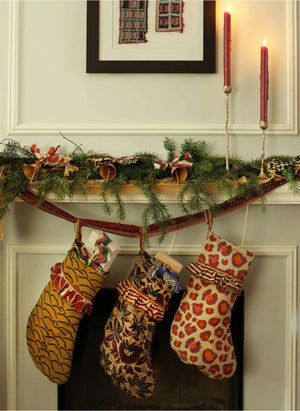 Doing Goods - Baumwoll-Weihnachtsstiefel | Rosa