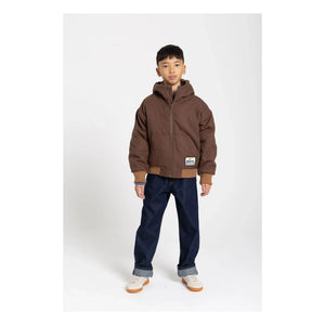 Hundred Pieces - Matte Kapuzenjacke | Braun
