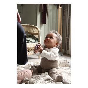 Silly Silas - Trägerstrumpfhose aus Bio-Baumwolle | Beige