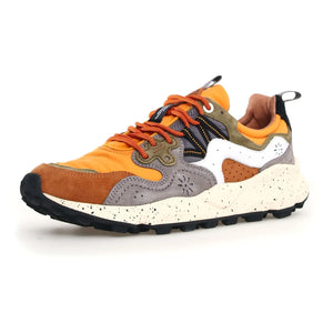 Flower Mountain - Yamano 3 Wildleder und Nylon Sneaker | Senf