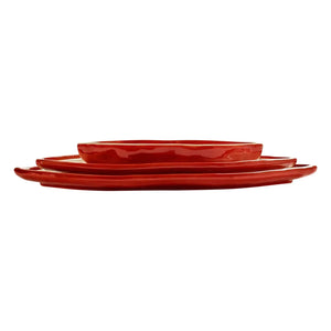 Serax - Servierplatten, Wouter & Hendrix - 3er-Set | Rot