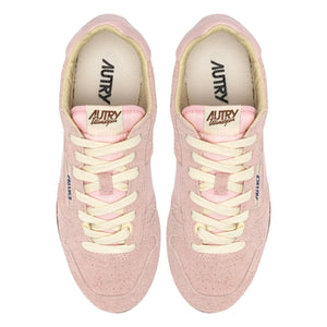 Autry - Windspin Niedriger Wildleder- und Leder-Basketballschuh | Puderrosa