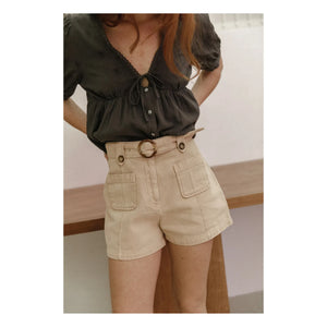 Emile et Ida - Zelina Shorts - Damenkollektion | Ecru