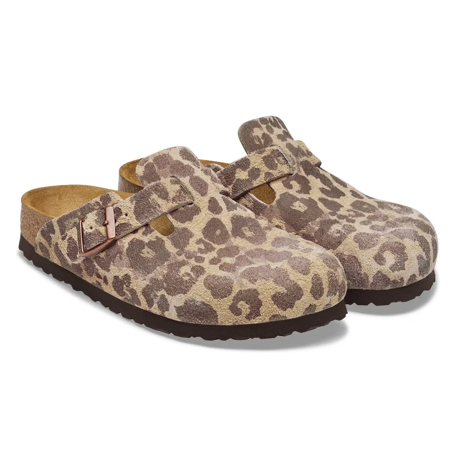 BIRKENSTOCK - Boston Wildleder Clogs | Sand