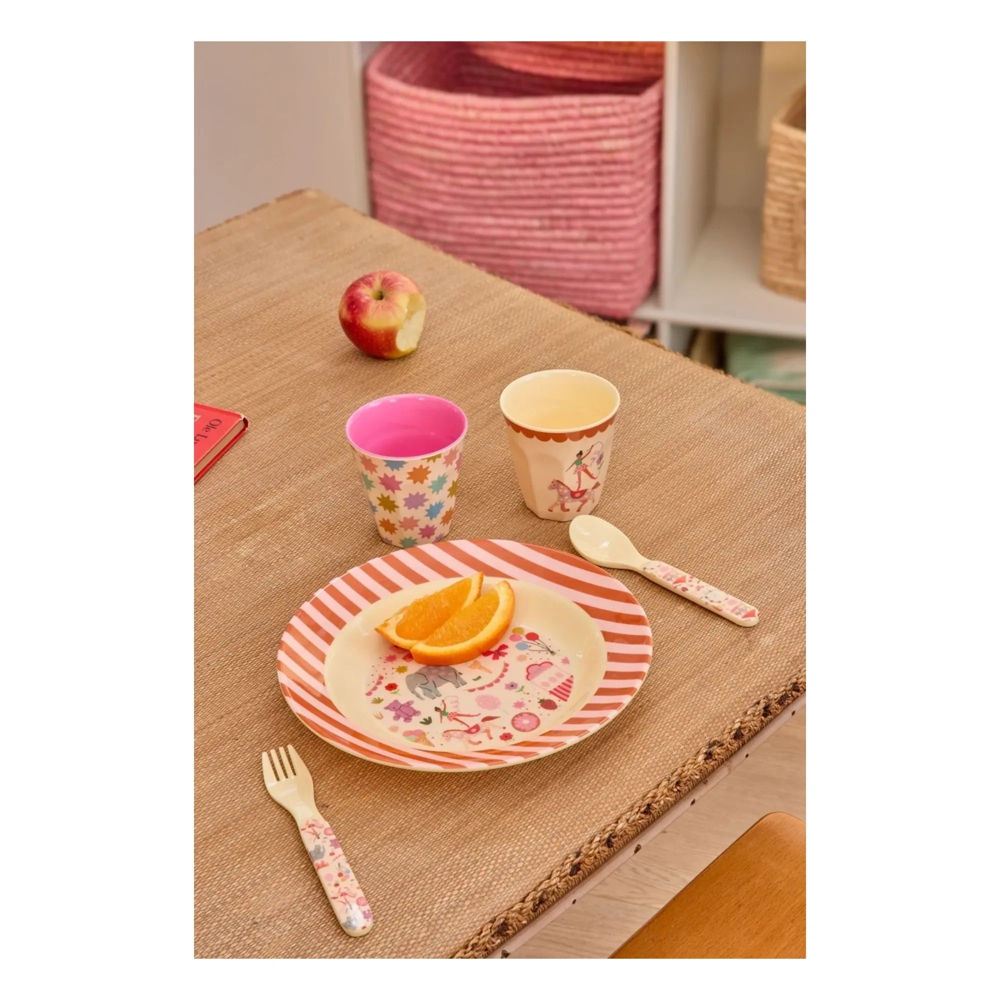 Rice - Fun Fair Melamin Besteck | Rosa