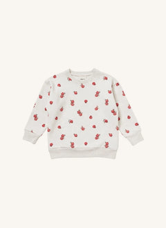 Studio Bohème - Bart Grenades Bio-Baumwoll-Sweatshirt | Ecru