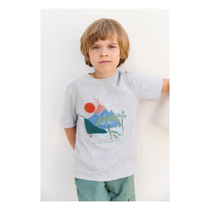 Tartine et Chocolat - Chiné Volkan T-Shirt | Grau