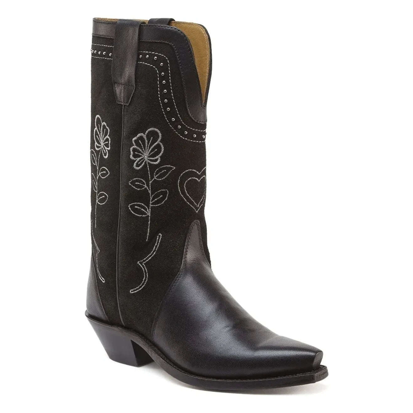Bootstock - Santiags Haily Wildleder Nieten | Schwarz