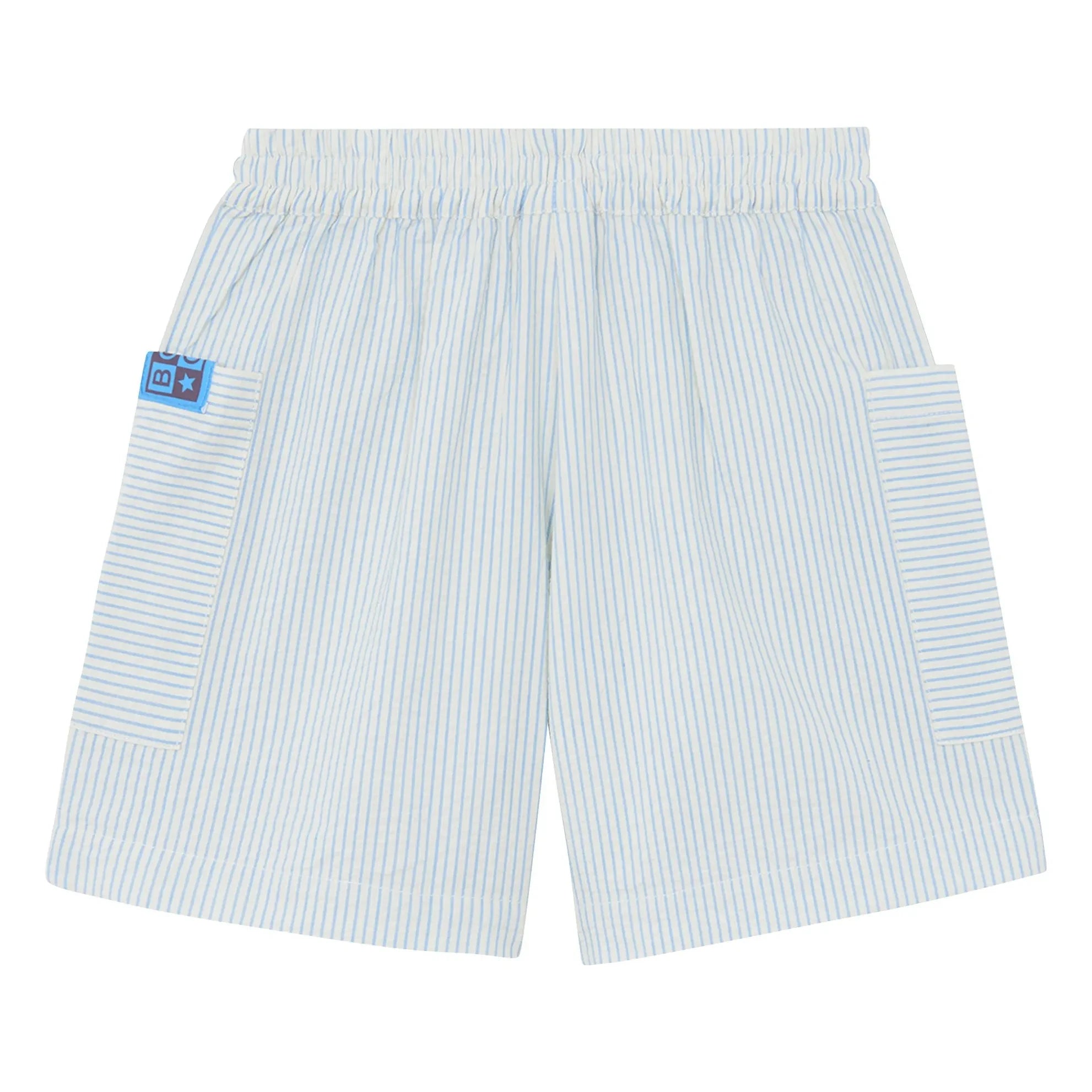Bonton - Kurzarm-Lois mit Taschen | Blau