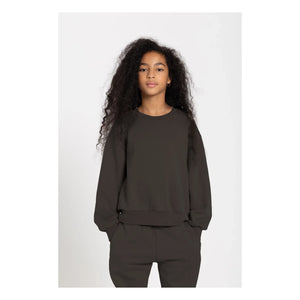 Smallable Kid - Maia Sweatshirt aus Bio-Baumwolle | Dunkelgrau