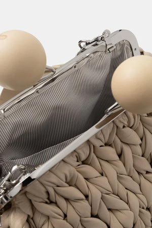 Weekend Max Mara kadın deri crossbody çanta ALIBERO