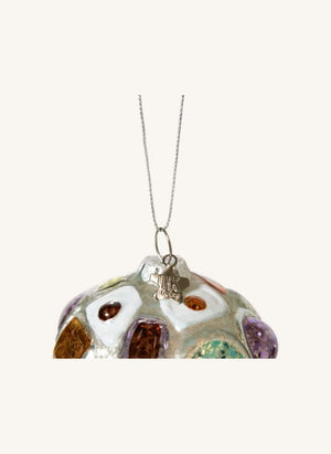 HKliving - Runde Glaskugel Weihnachtsbaumschmuck