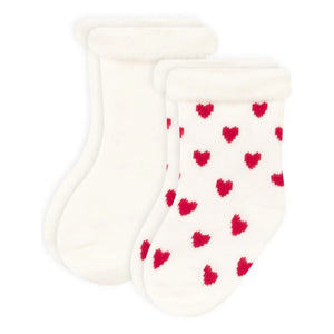 Petit Bateau - 2 Paar Stricksocken | Weiß