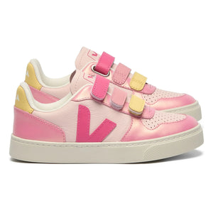 Veja - Scratch-Sneakers Kleine V-10 Leder | Pink